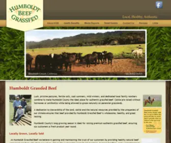 Humboldtgrassfedbeef.com(Humboldt Grassfed Beef) Screenshot