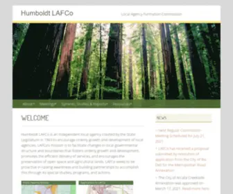 Humboldtlafco.org(Local Agency Formation Commission) Screenshot