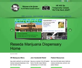 Humboldtrelief.org(Reseda Medical Marijuana Dispensary) Screenshot