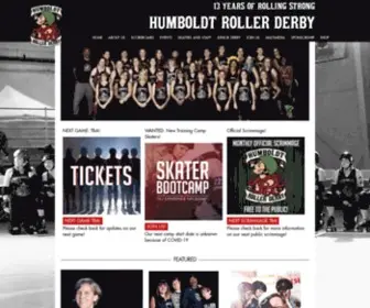 Humboldtrollerderby.com(Humboldt Roller Derby) Screenshot