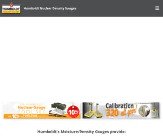 Humboldtscientific.com(Nuclear Density Gauge) Screenshot