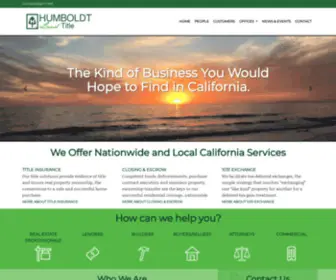 Humboldttitle.com(Humboldt Land Title Co) Screenshot