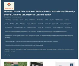 Humccancer.org(Most common kinds of cancer cancer) Screenshot