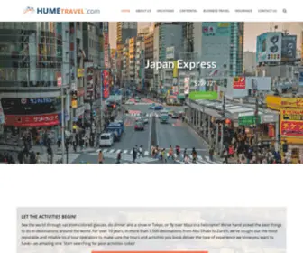 Hume-Travel.com(Hume Travel) Screenshot