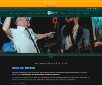 Humebluesclub.com(Hume Blues Club Thornbury) Screenshot