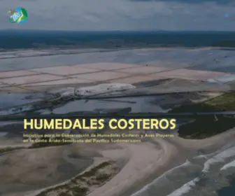 Humedalescosteros.org(Humedales Costeros) Screenshot