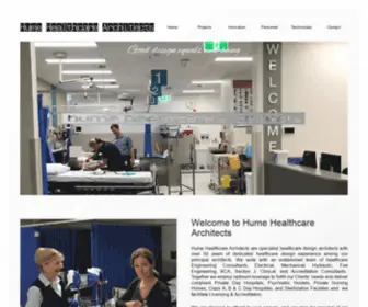 Humehealtharchitects.com.au(Hume Healthcare Architects) Screenshot