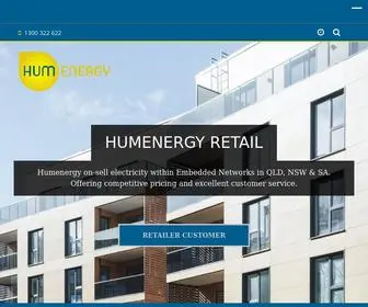 Humenergy.com.au(Reduce Electricity Costs For Your Business) Screenshot