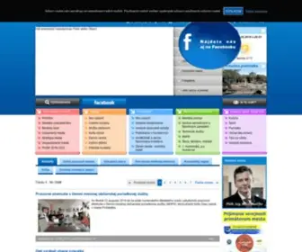 Humenne.sk(Oficiálne stránky mesta Humenné) Screenshot