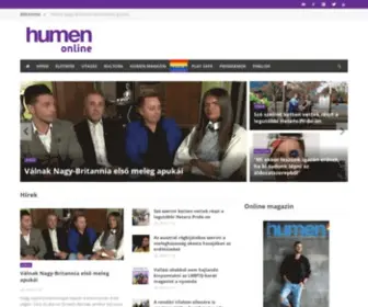 Humenonline.hu(Kezdőlap) Screenshot