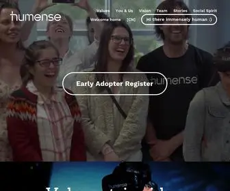 Humense.com(Humense is a volumetric video company) Screenshot