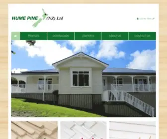 Humepine.co.nz(Hume Pine (NZ)) Screenshot