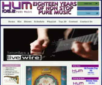 Humfm.com(Hum 106.2) Screenshot