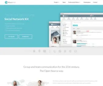Humhub.com(The flexible Open Source Social Network Kit for Collaboration) Screenshot