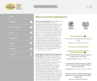 Humic-Substances.org(International Humic Substances Society) Screenshot