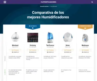 Humidificadores10.com(Mejores humidificadores) Screenshot