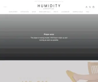 Humiditylifestyle.com(Humidity Lifestyle) Screenshot