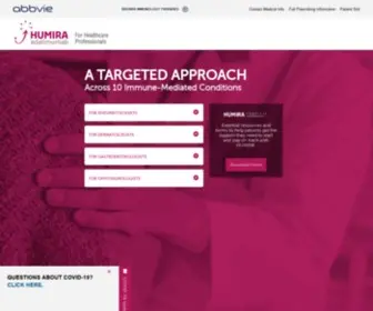 Humirapro.com(HUMIRA® (adalimumab)) Screenshot