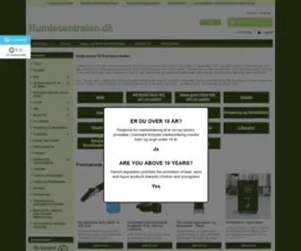 Humlecentralen.dk(Salg af malt til fremstilling af øl) Screenshot