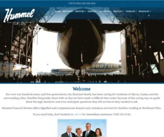Hummelcares.com(Hummel Funeral Homes) Screenshot