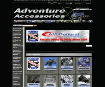 Hummerh1Parts.com(Hummer H1 and Humvee Parts and Accessories) Screenshot