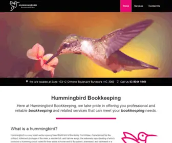 Hummingbirdbookkeeping.com.au(Hummingbird Bookkeeping) Screenshot