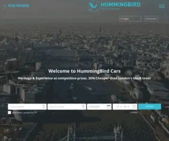 Hummingbirdcars.co.uk(Cheap Airport Transfer) Screenshot