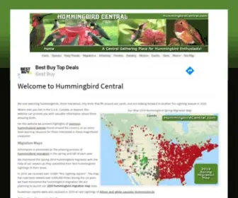 Hummingbirdcentral.com(Hummingbird species) Screenshot