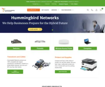 Hummingbirdnetworks.com(Hummingbird Networks IT Solutions and Network Equipment Experts) Screenshot