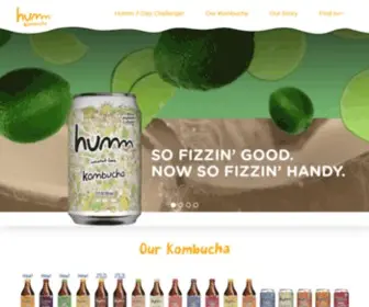 Hummkombucha.com(Humm Kombucha) Screenshot