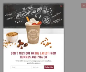 Hummusandpitas.com(The Hummus and Pita) Screenshot
