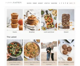 Hummusapien.com(Delicious, Healthy Recipes) Screenshot