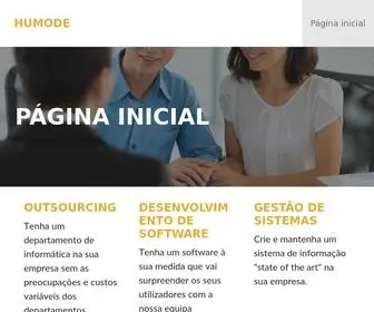 Humode.com(Digital Transformation) Screenshot