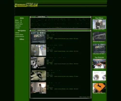 Humorstream.com(Stream the bytes to laugh) Screenshot