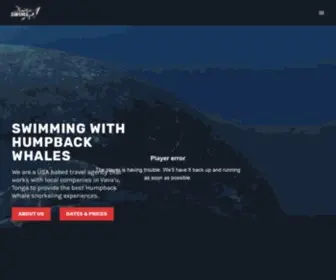 Humpbackswims.com(Swim With Humpback Whales in Tonga) Screenshot