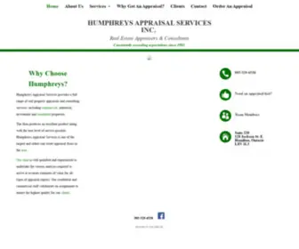 Humphreys-Ici.com(Humphreys Appraisal Services) Screenshot