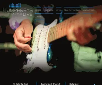 Humphreysbackstagelive.com(Humphreys Backstage Live) Screenshot