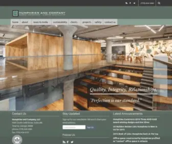 Humphriesandcompany.com(Humphries & Company General Contractors) Screenshot