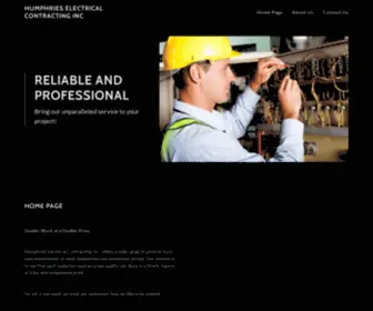 Humphrieselectricalcontracting.com(Humphries Electrical Contracting Inc) Screenshot