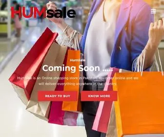 Humsale.com(HumSale is an Online shopping store in Pakistan) Screenshot