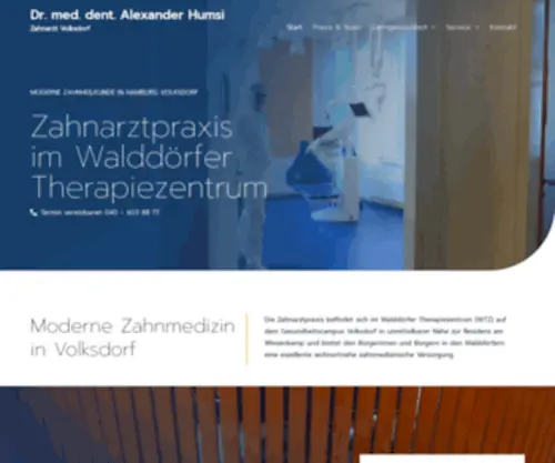 Humsi.de(Zahnarzt Dr. Alexander Humsi) Screenshot