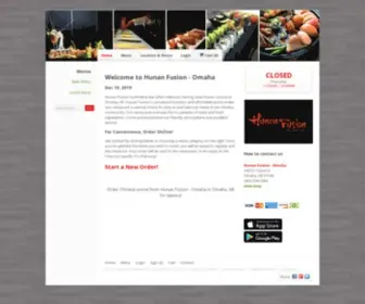 Hunanfusionomaha.com(HUNAN FUSION Restaurant) Screenshot