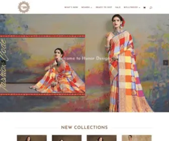 Hunardesigns.com(Online Shopping for Indian Dresses) Screenshot