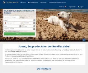 Hund-AUF-Reisen.de(Ferienhäuser) Screenshot