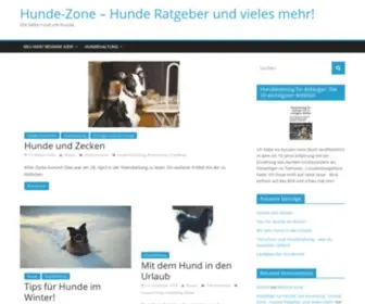 Hunde-Zone.de(Hunde Ratgeber und vieles mehr) Screenshot