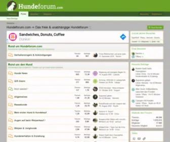 Hundeforum.com(⇒) Screenshot