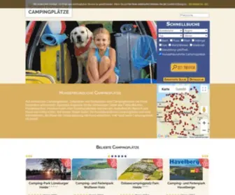 Hundefreundliche-Campingplaetze.de(Hundefreundliche Campingplätze) Screenshot