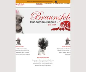 Hundefriseurschule.de(Braunsfeld) Screenshot