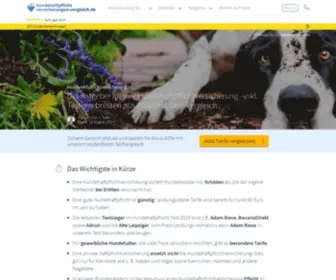 Hundehaftpflichtversicherungen-Vergleich.de(Vergleich) Screenshot