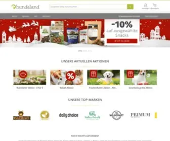 Hundeland.de(Futter für Hunde) Screenshot